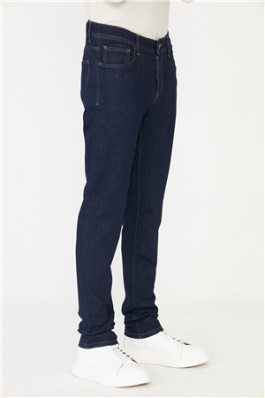 Lacivert Klasik Denim Erkek Jean Pantolon