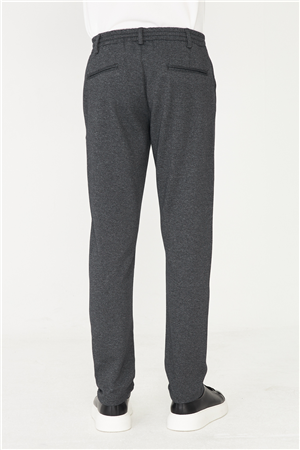 Antrasit Bağcıklı Rahat Kesim Jogger Pantolon