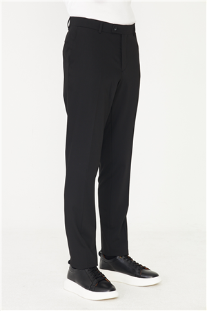 Siyah Modern Kesim Günlük Klasik Pantolon