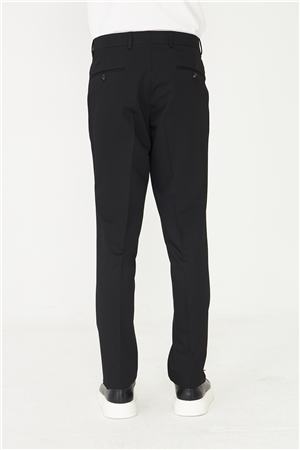 Siyah Modern Kesim Günlük Klasik Pantolon