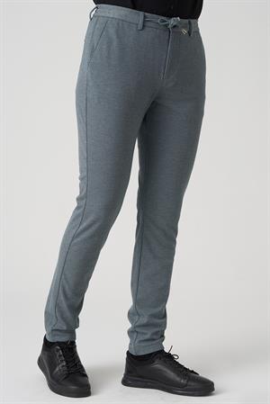 White Stone Barcelos P1035 Regular Fit Semanta Likralı Jogger Pantolon Zümrüt