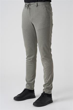 White Stone Barcelos P1035 Regular Fit Semanta Likralı Orme Jogger Pantolon Haki