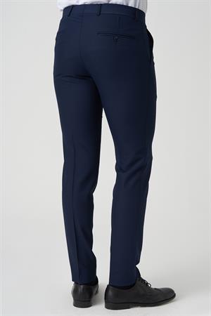 White Stonee Agualva-Cacém P1022 Slim Fit Düz Kumaş Pantolon K.Laci