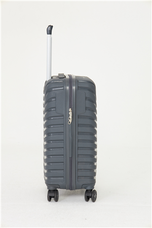 Antrasit Orta Boy Sert Kabuk Valiz   