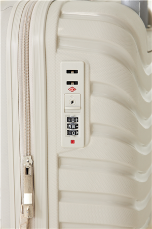 Bej Orta Boy Sert Kabuk Valiz   