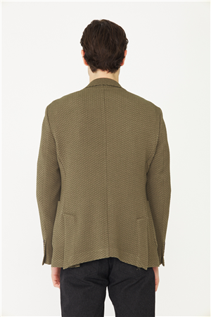 Yeşil Hafif Dokulu Blazer Ceket