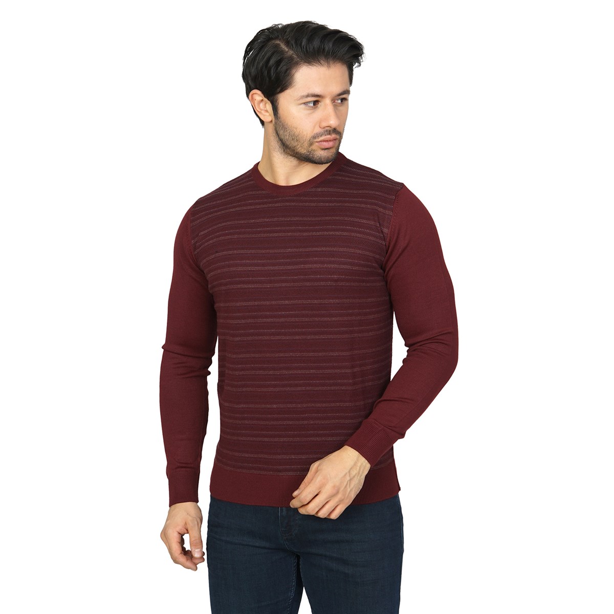 White Stone2020-K  TRİKO 04    BORDO/LACİ