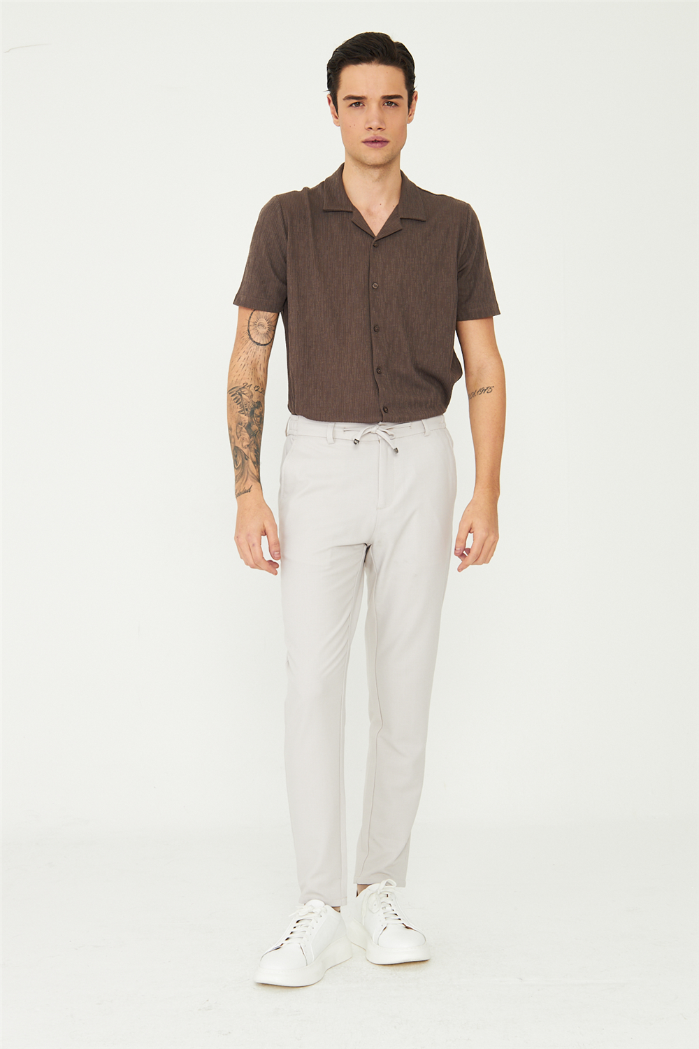 White StoneAçık Gri Jogger Pantolon 