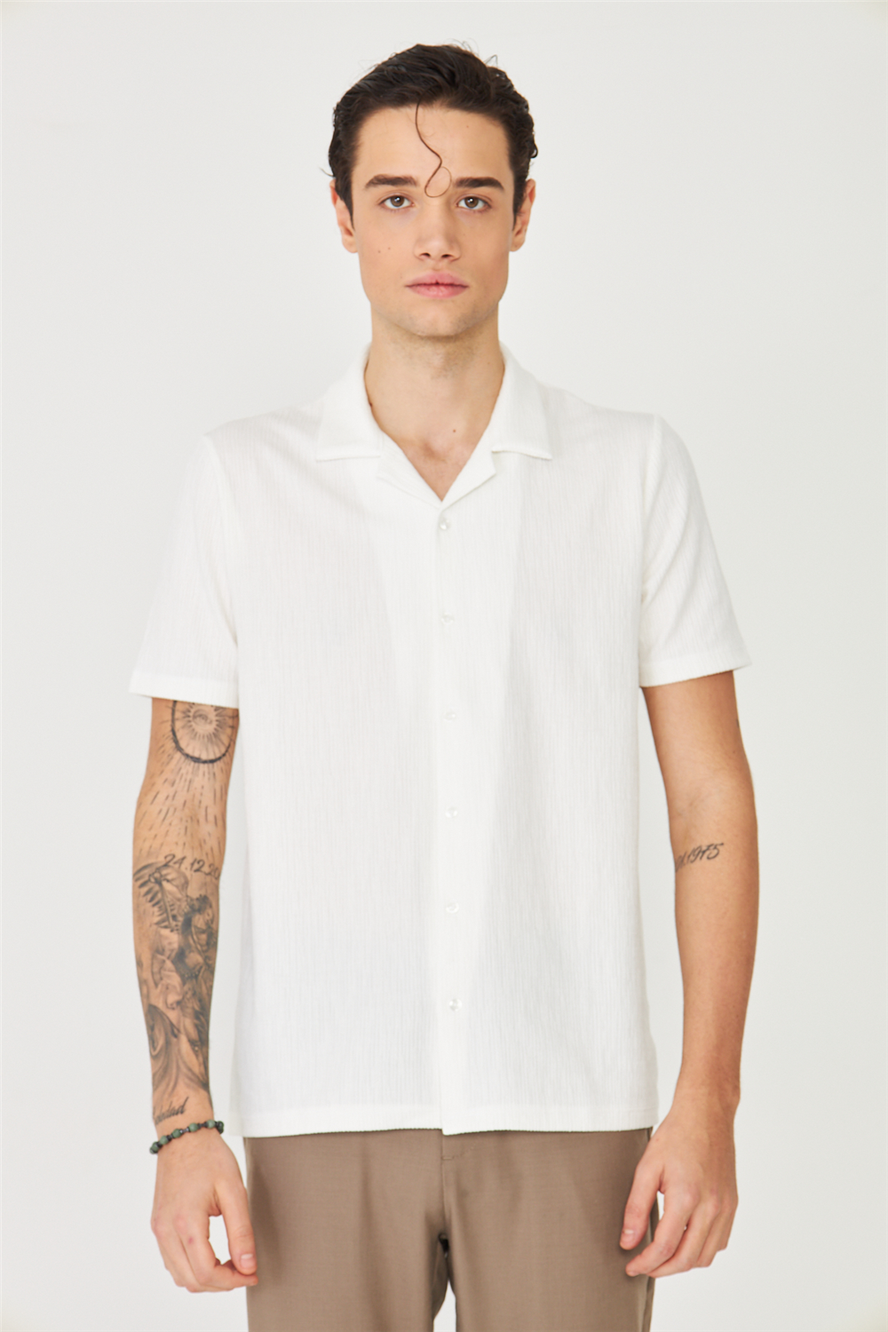 White StoneBeyaz Gömlek T-Shirt 