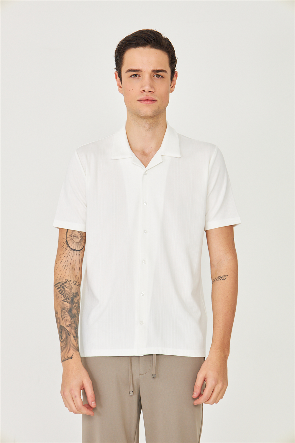 White StoneBeyaz Gömlek T-Shirt 