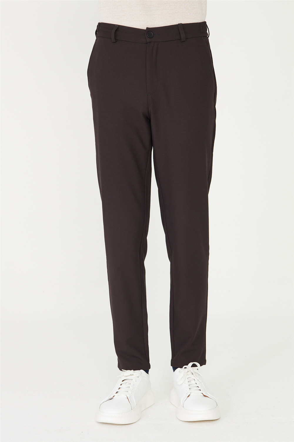 White StoneKoyu Kahve Jogger Pantolon 