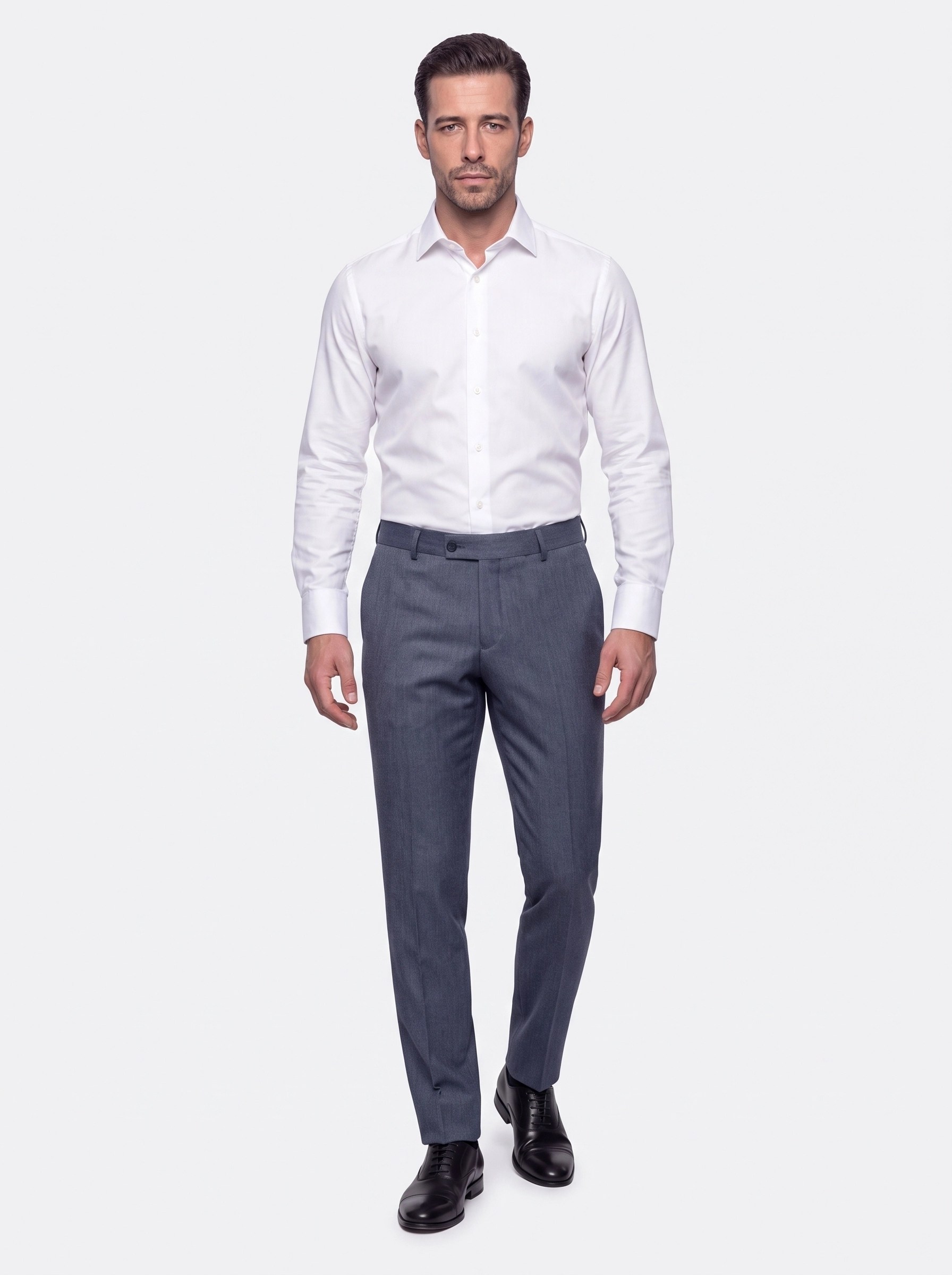 White StoneLacivert Comfort Fit Erkek Klasik Pantolon