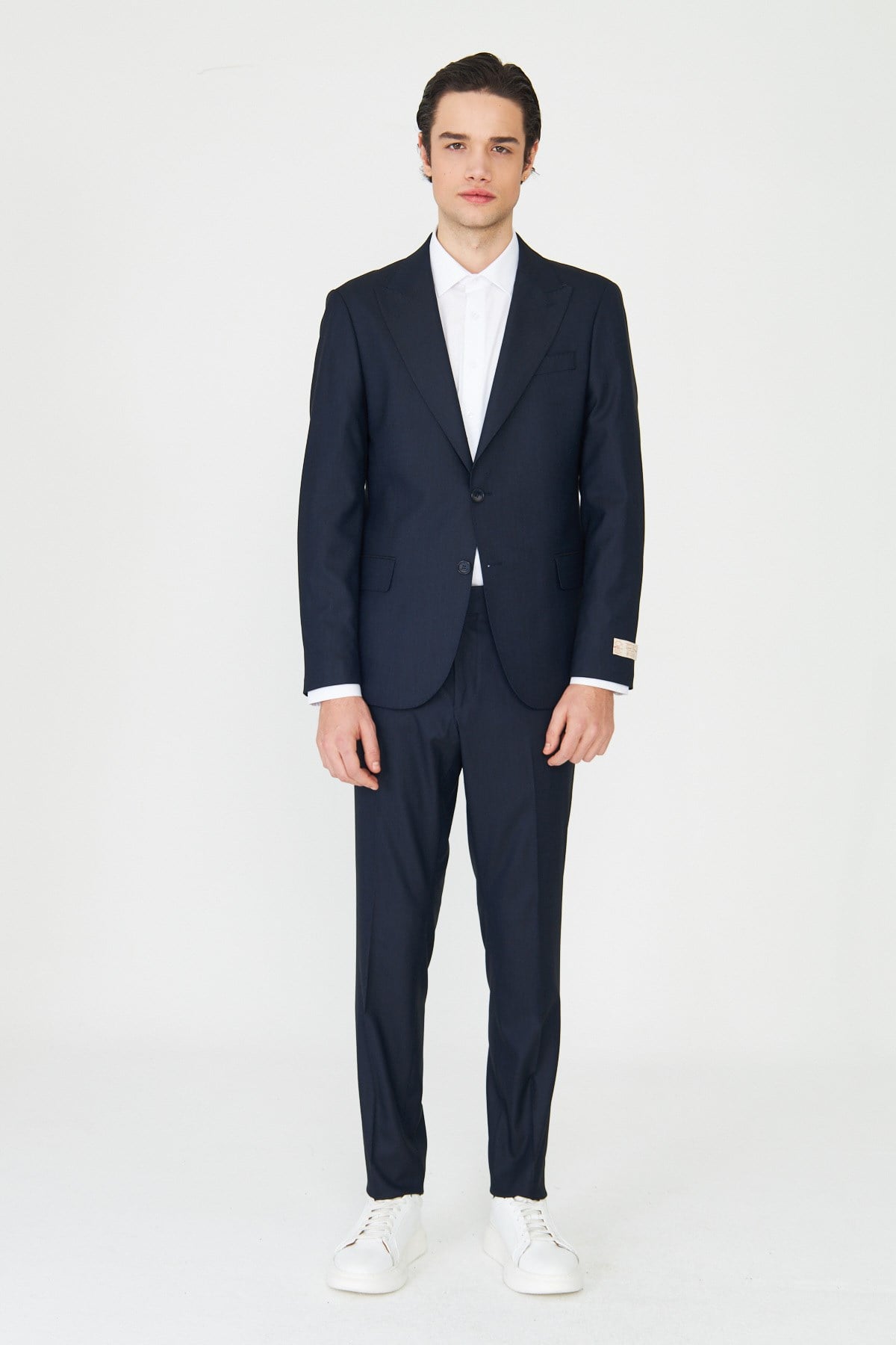 White StoneLacivert Modern Kesim Slim Fit Erkek Takım Elbise