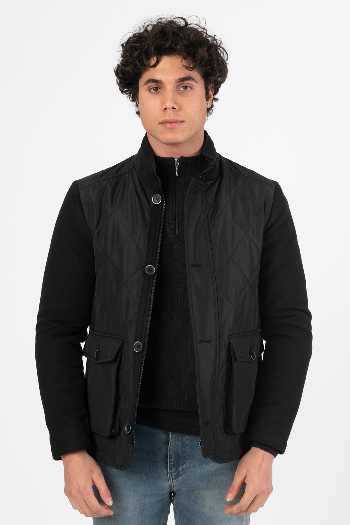 White StoneWHİTE STONE  2022-K  BONDİNG KABAN    SİYAH