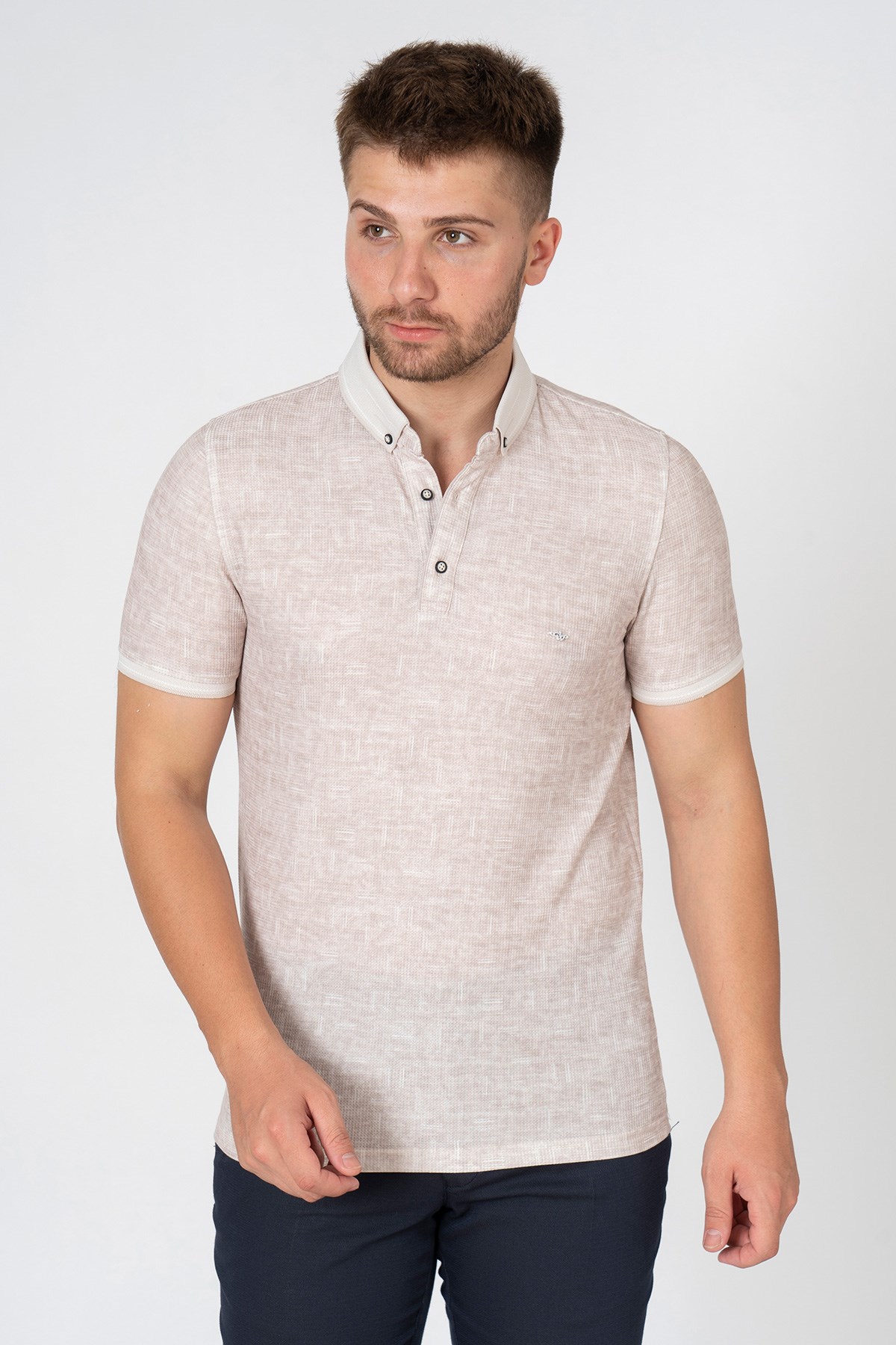 White StoneWHİTE STONE  2022-Y  9060 POLO YAKA  TSHIRT    BEJ