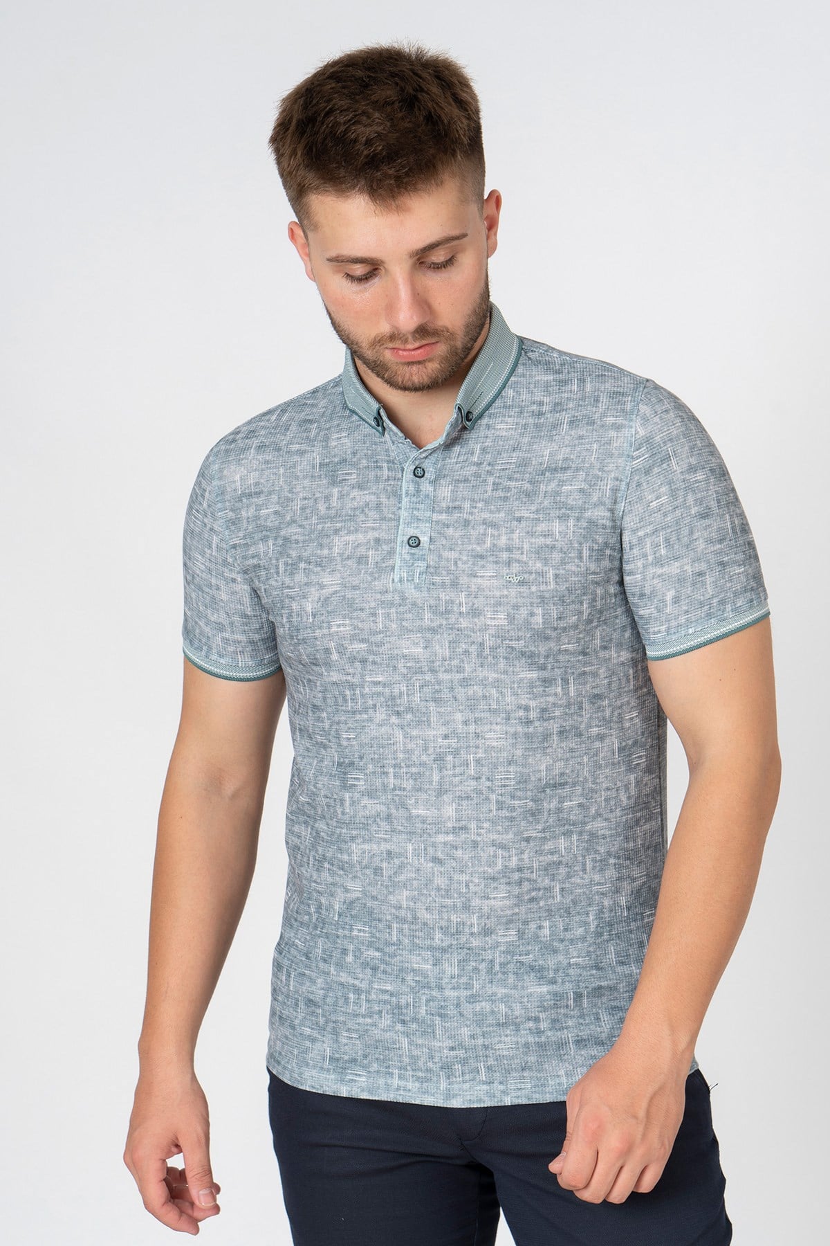 White StoneWHİTE STONE  2022-Y  9060 POLO YAKA  TSHIRT    YEŞİL