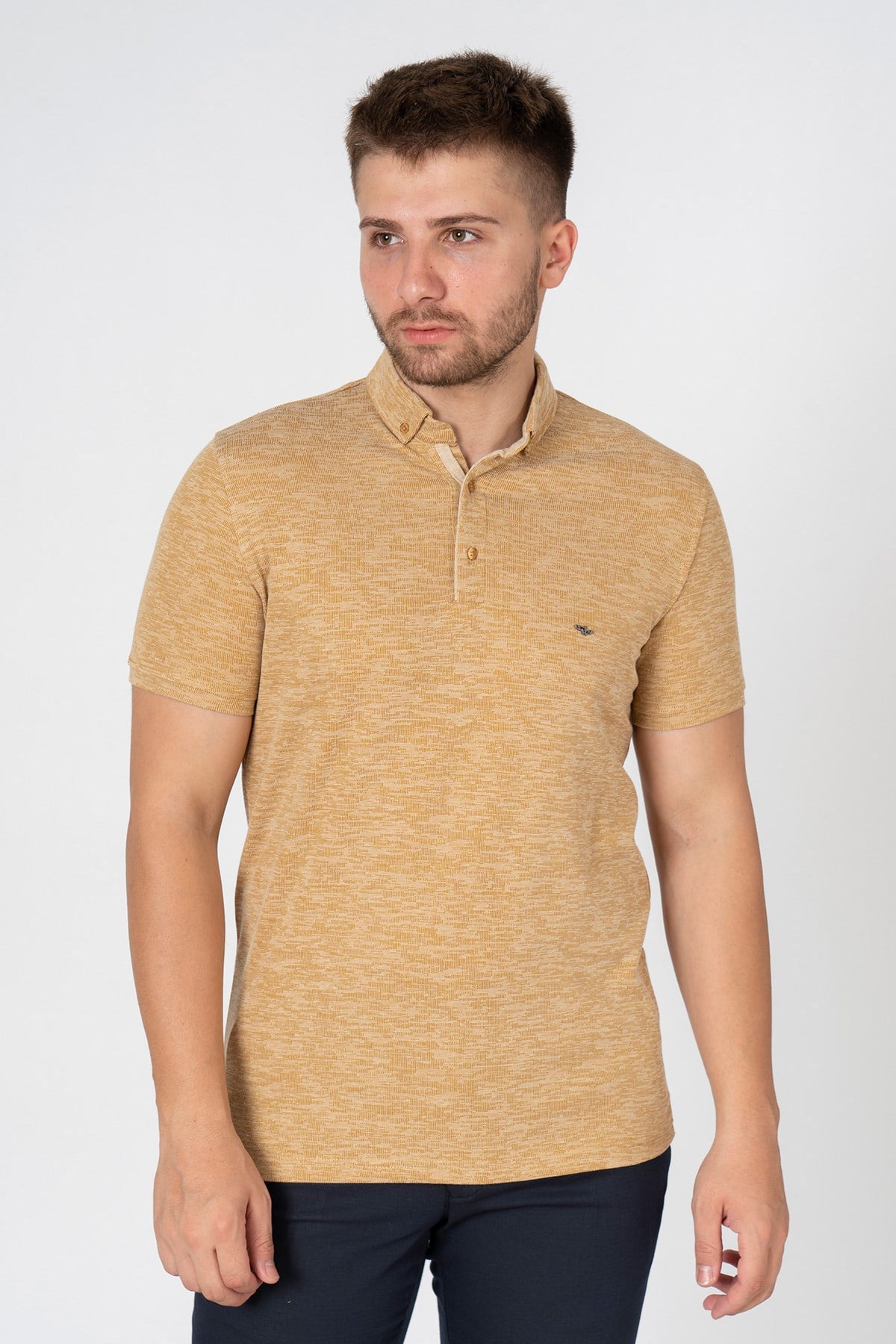 White StoneWHİTE STONE  2022-Y  9063 POLO YAKA TSHIRT    SAFRAN