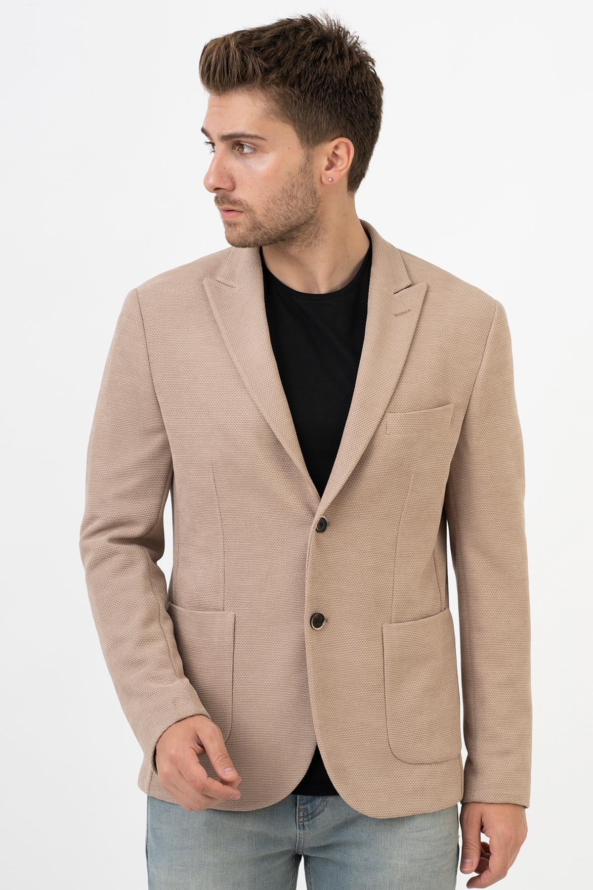 White StoneWHİTE STONE  2023-Y  C203 CEKET  133 KALIP REGULAR  BEJ