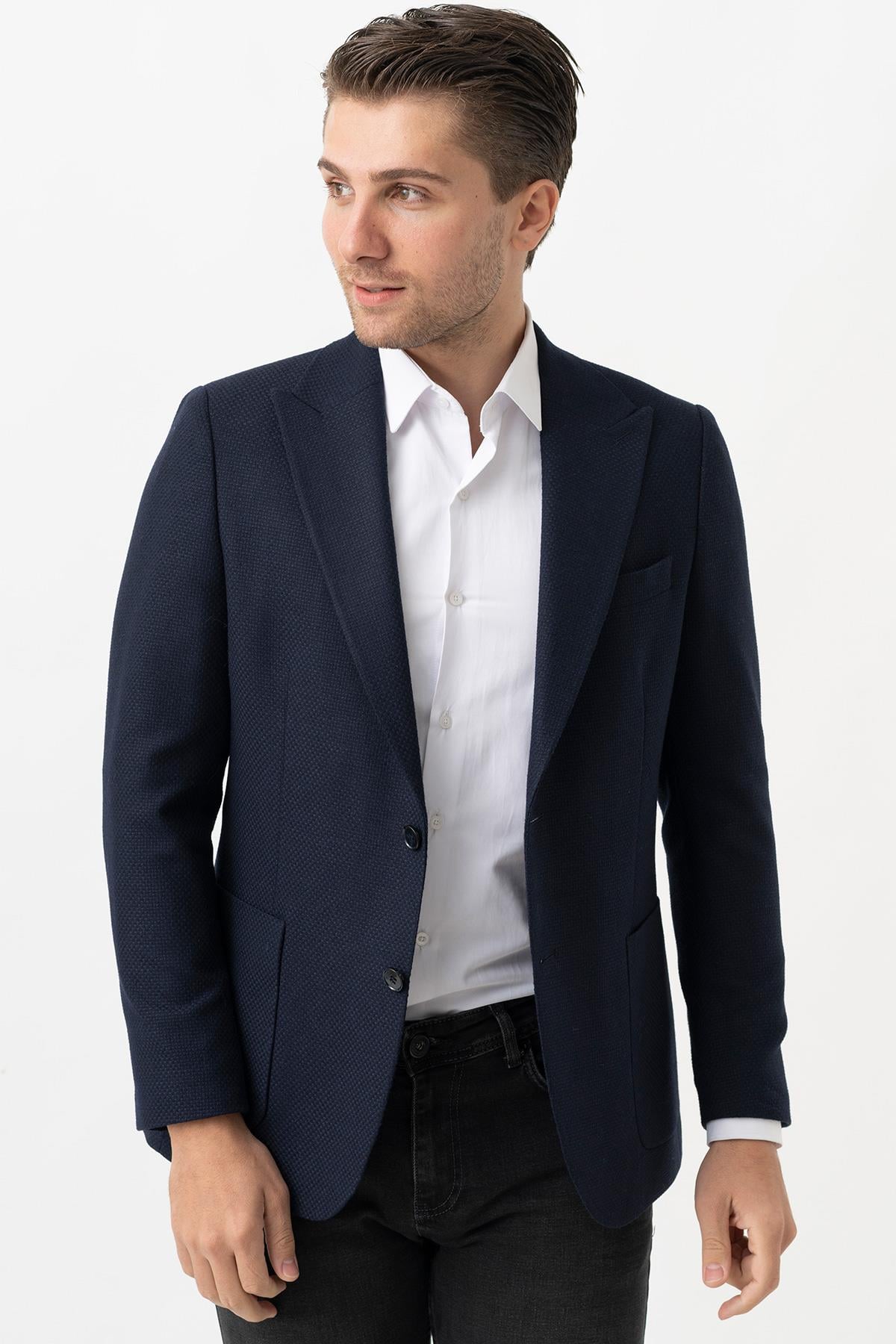 White StoneWHİTE STONE  2024-K  C3019  CEKET  133 KALIP REGULAR  DESENLİ