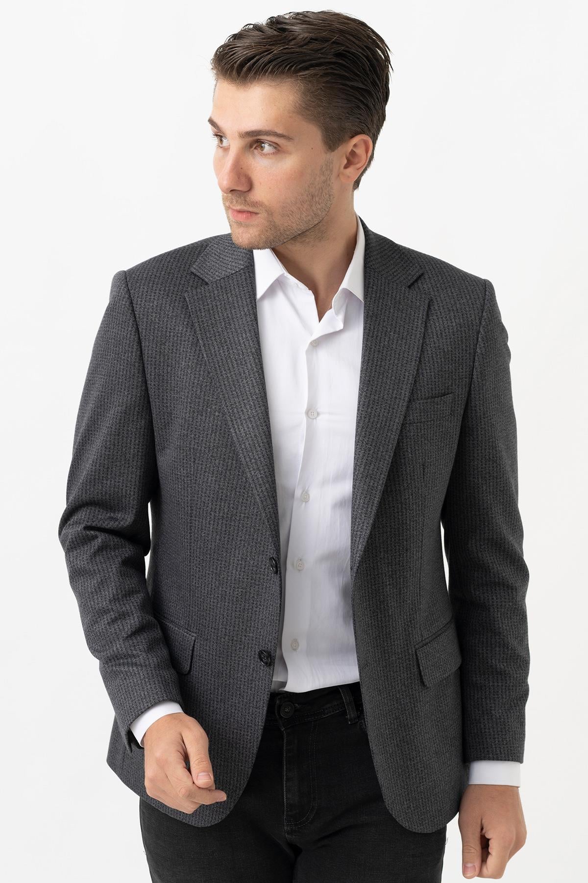 White StoneWHİTE STONE  2024-K  C3037  CEKET  133 KALIP REGULAR  DESENLİ