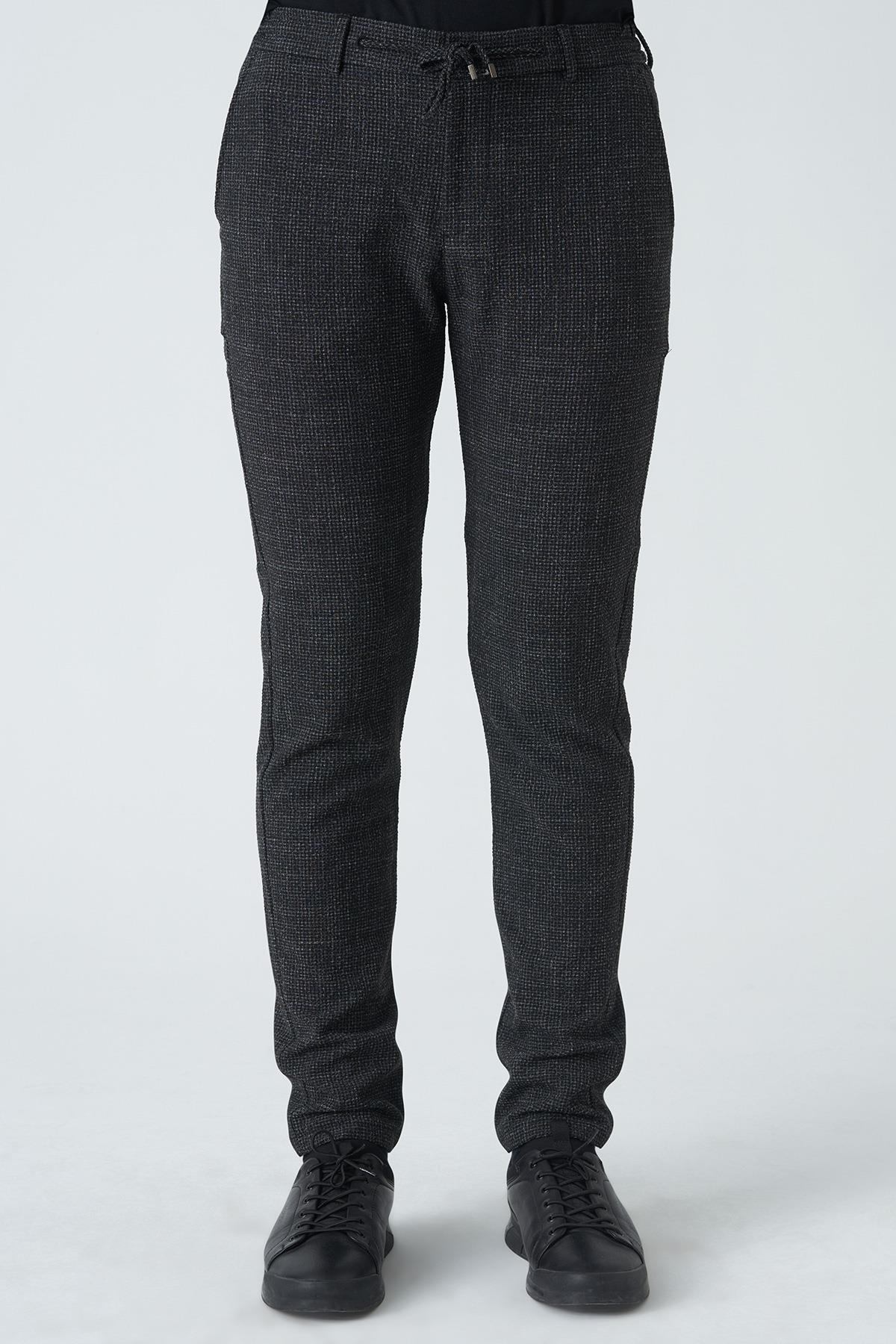 White StoneWhite Stone Bangor P1018 Slim Fit Mina Jogger Pantolon Siyah
