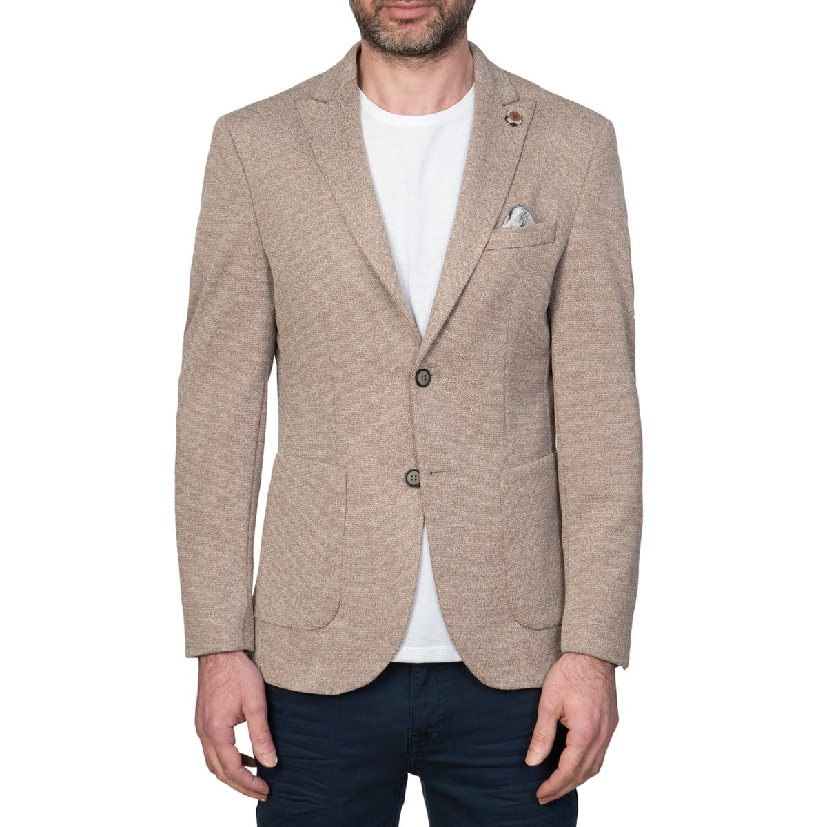 White StoneWhite Stone Dante Ceket  Slim Fit  Desenli