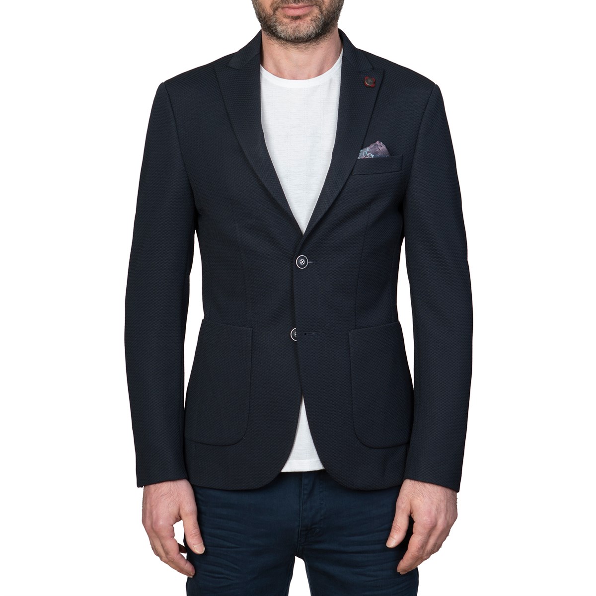 White StoneWhite Stone Herkül Ceket Slim Fit Desenli