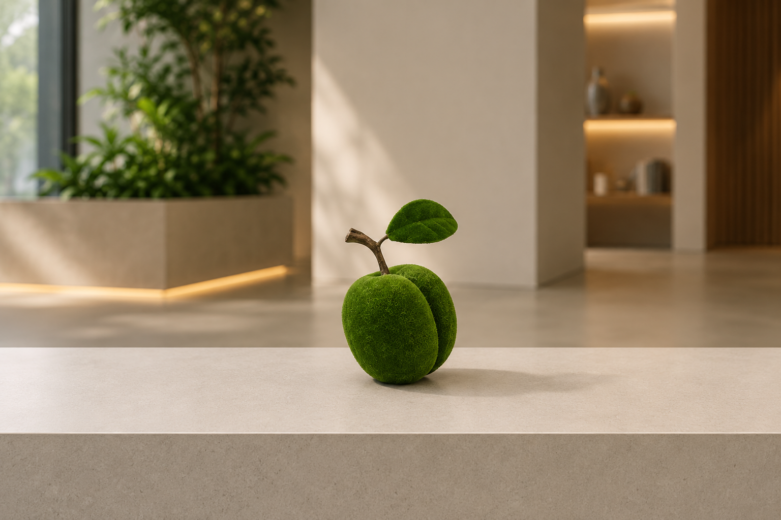 Apricot Estetik Kayısı Figürlü Peyzaj Sanatı - Çelik Konstrüksiyon Yapay Çim Heykeli ve Topiary 100x100x100 cm