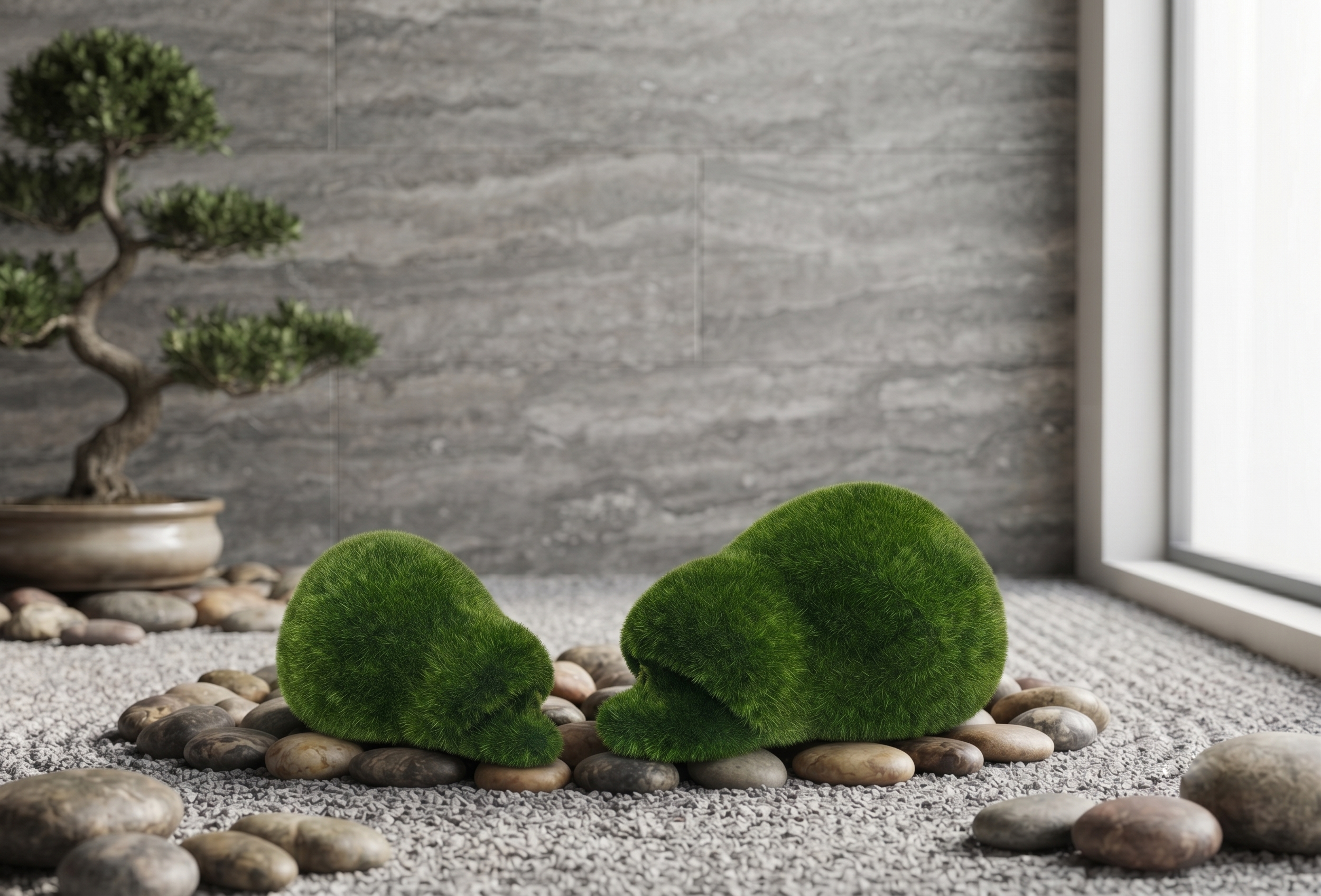 Set of Hedgehogs Sevimli Kirpi Ailesi Seti Figürlü Peyzaj Sanatı - Çelik Konstrüksiyon Yapay Çim Heykeli ve Dev Topiary Seti (Kişiye Özel Ebat)