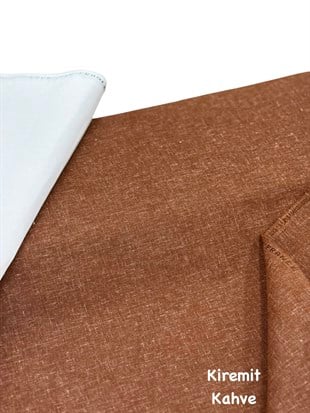 Uğur İpek Fransız Keteni Kiremit Kahve