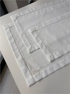 Dublin Çift Sıra El İşi Antika Detaylı Linen Kumaş Salon Set