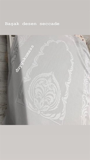 Başak desen etamin boşluklu işlenebilir pano seccade