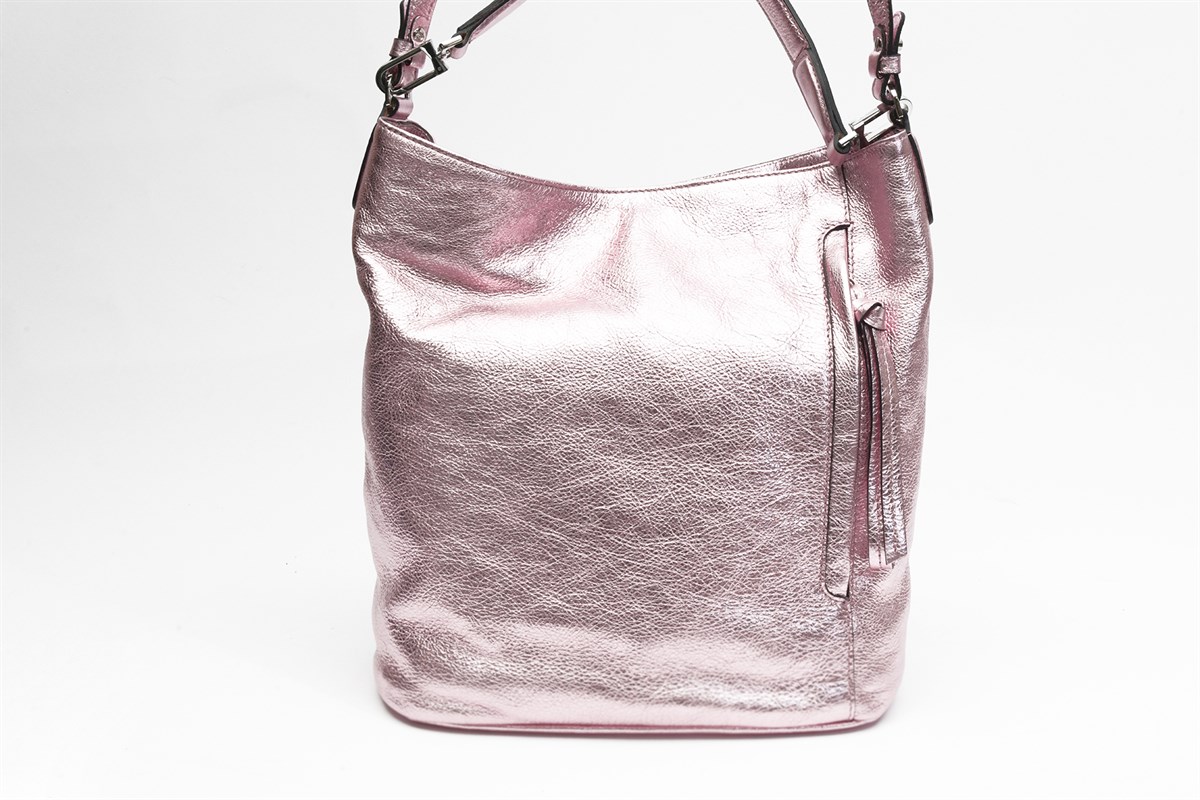 Gianni Chiarini Metalik Pembe Çanta GC6186P