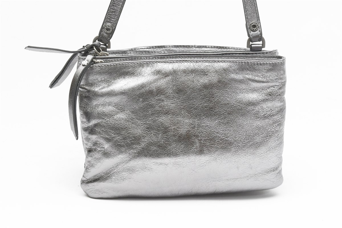 Gianni Chiarini Metalik Gümüş Çanta GC7279