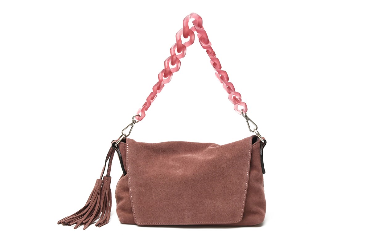 Gianni Chiarini Süet Pembe Çanta GC7786R
