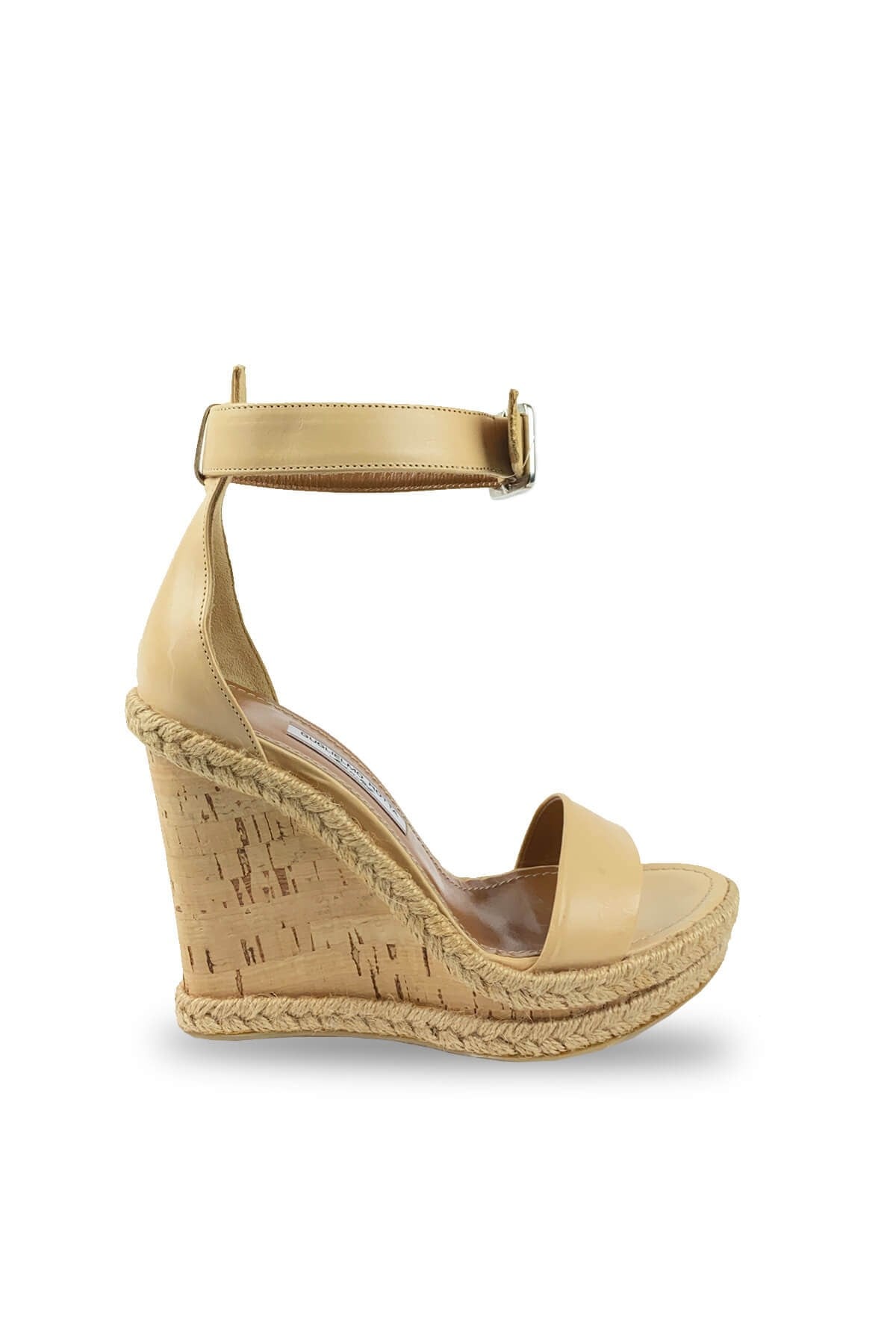 Guglielmo Rotta Mantar Topuklu Platform Deri Sandalet (R5561)