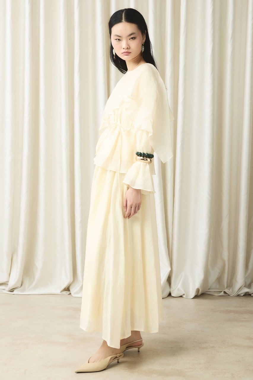 İbiza Allerli Etek Takım - Sarı