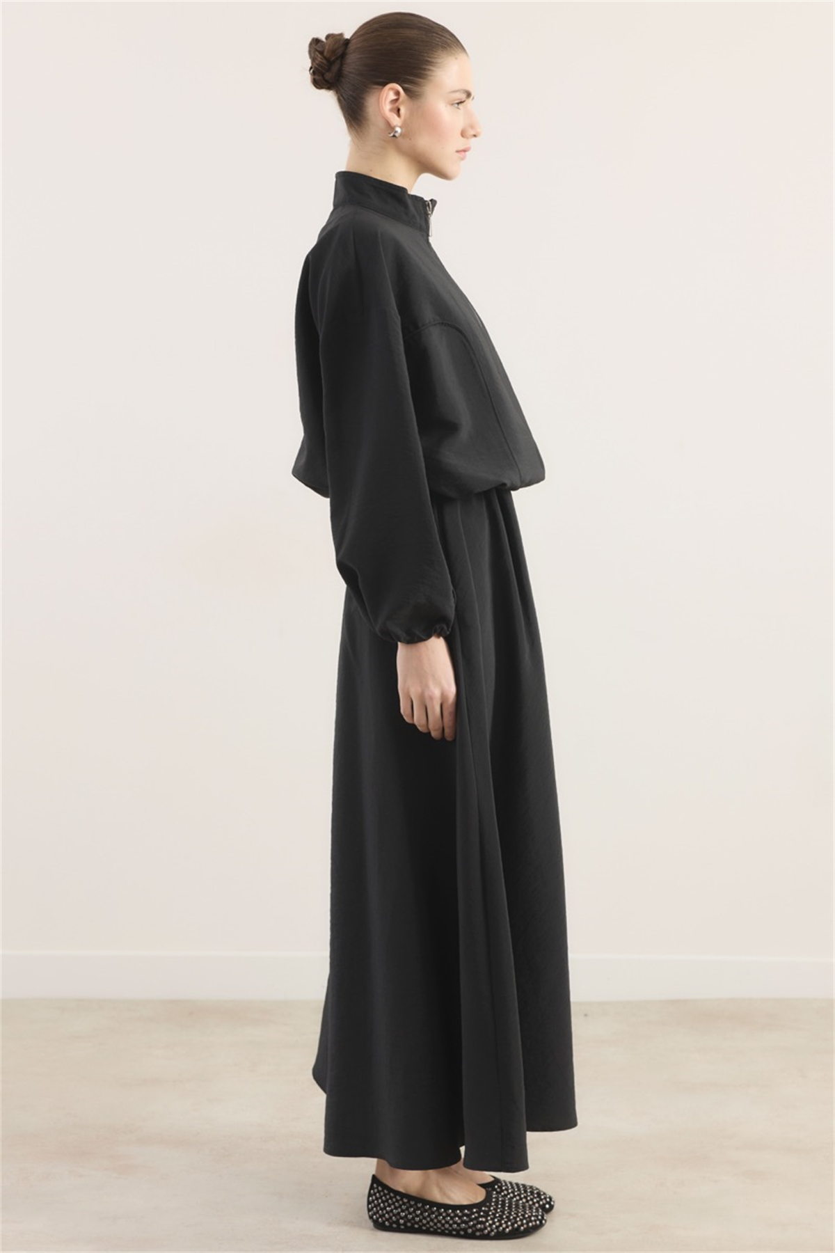 Ara Biyeli Cupra Etekli Takım - Siyah