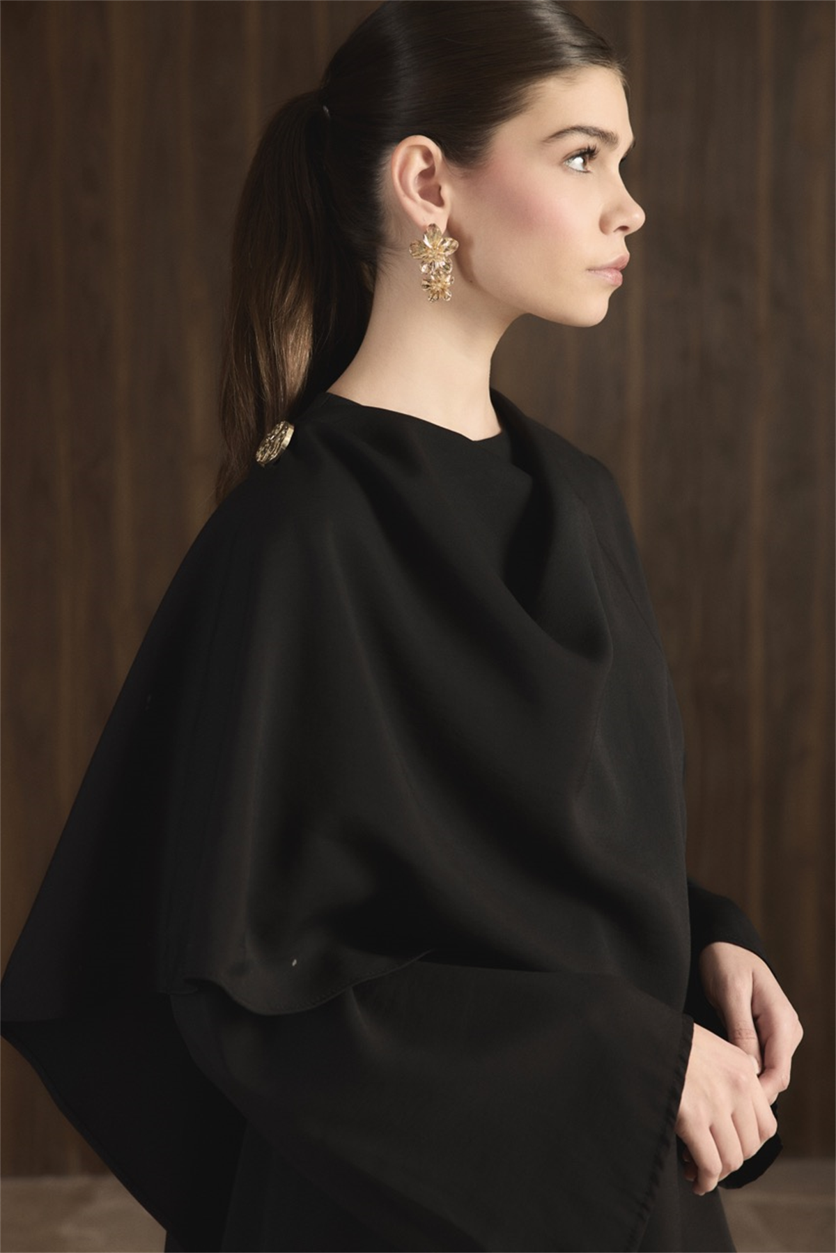 Auren Şallı Takım - Siyah