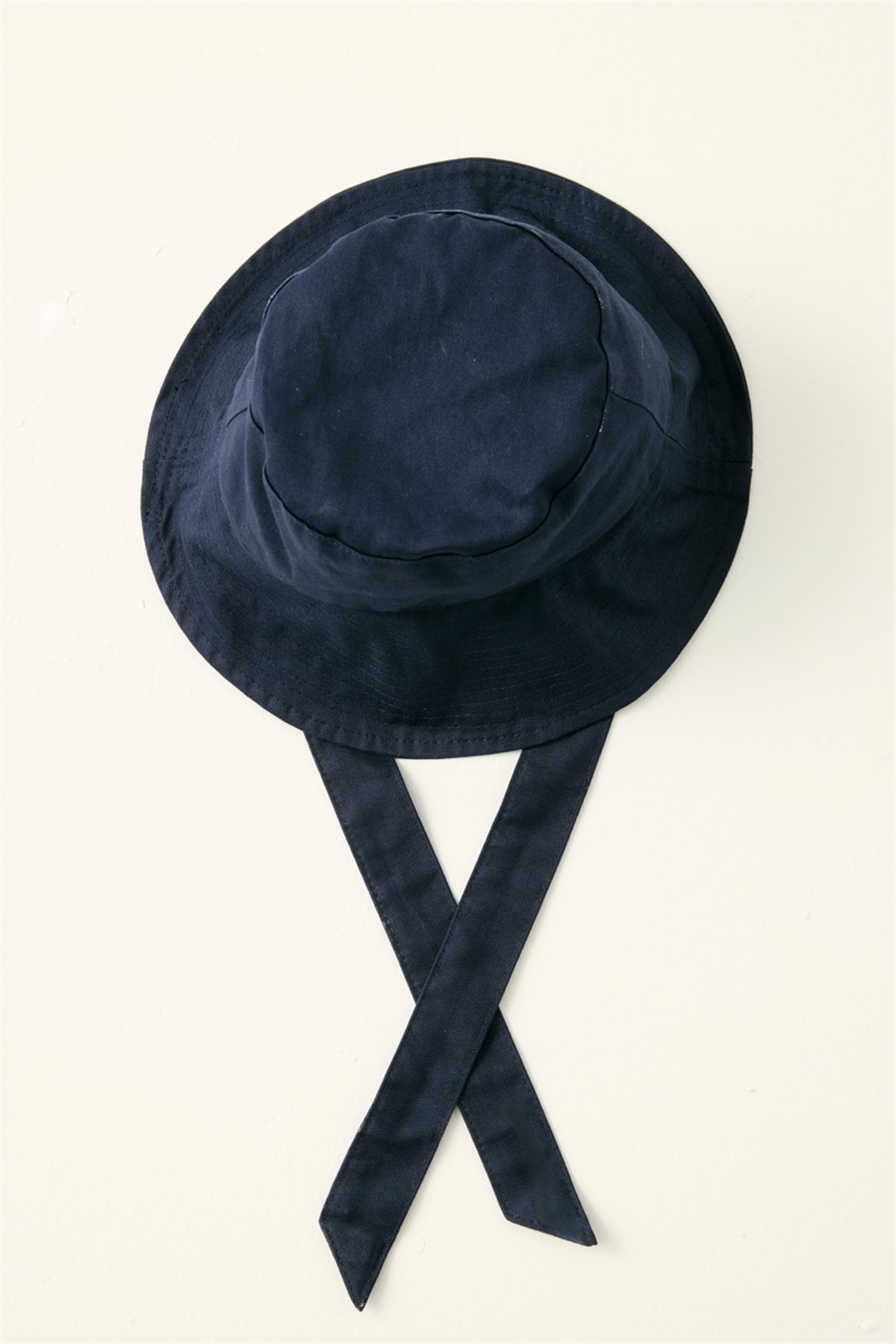 Bağlama Detaylı Bucket Şapka - Lacivert