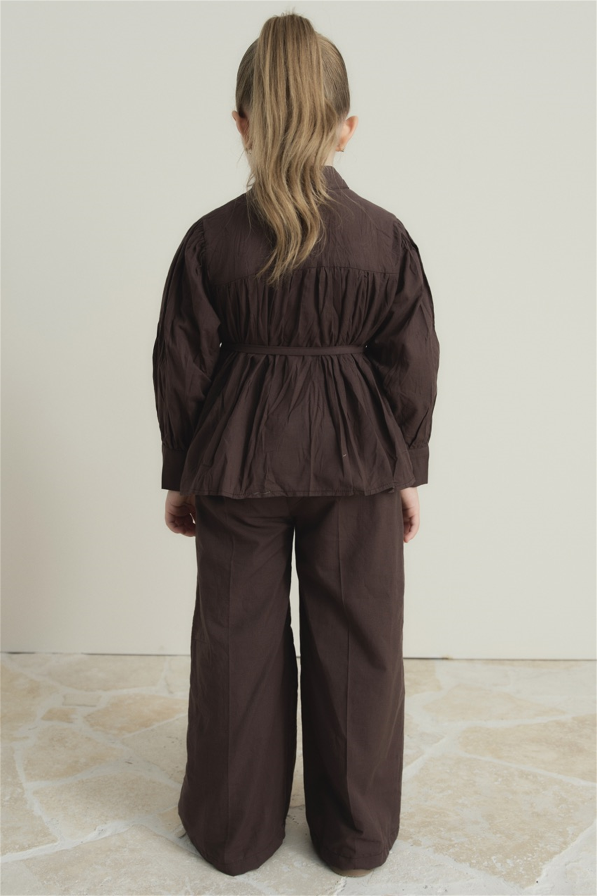 Crash Pamuk Vual Rahat Takım - Kahve