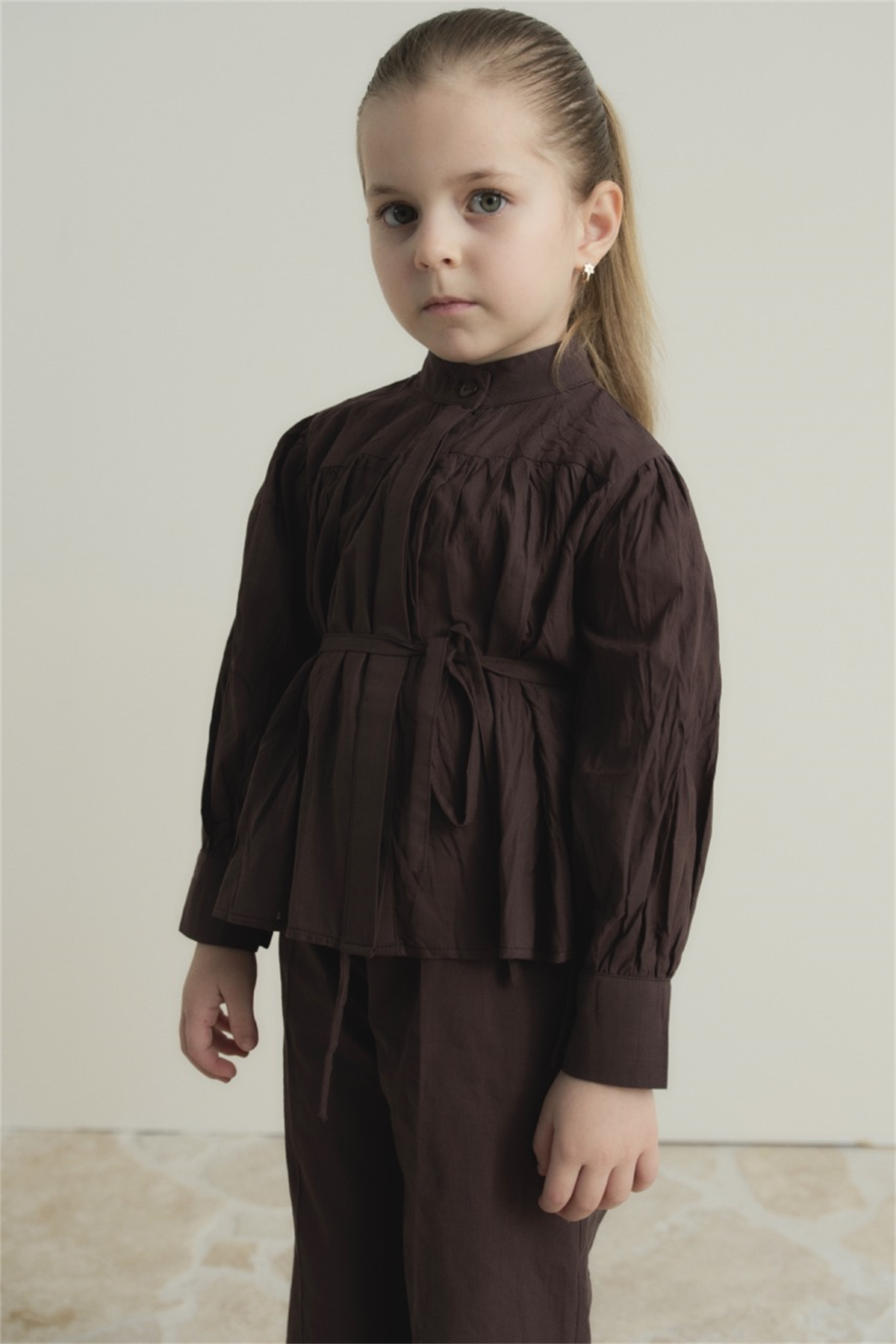 Crash Pamuk Vual Rahat Takım - Kahve