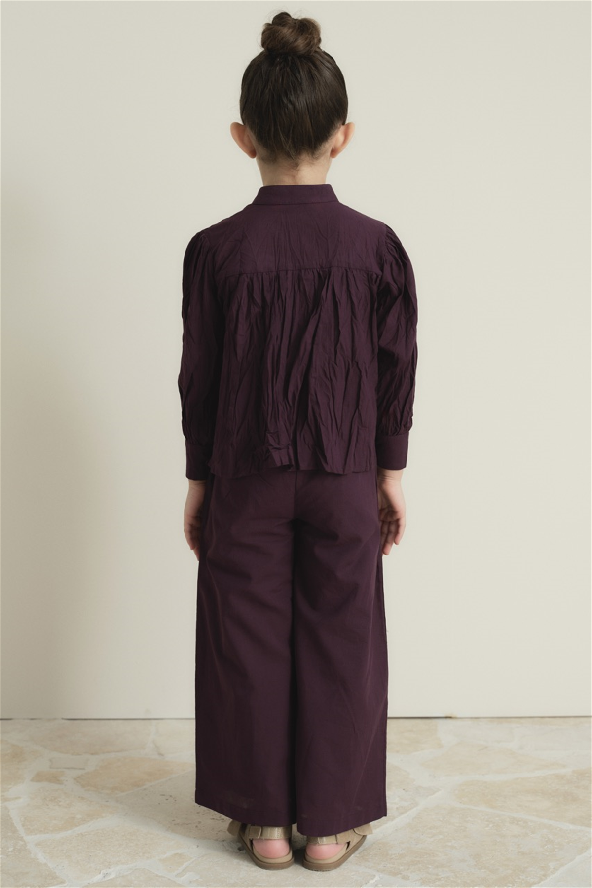 Crash Pamuk Vual Rahat Takım - Mürdüm