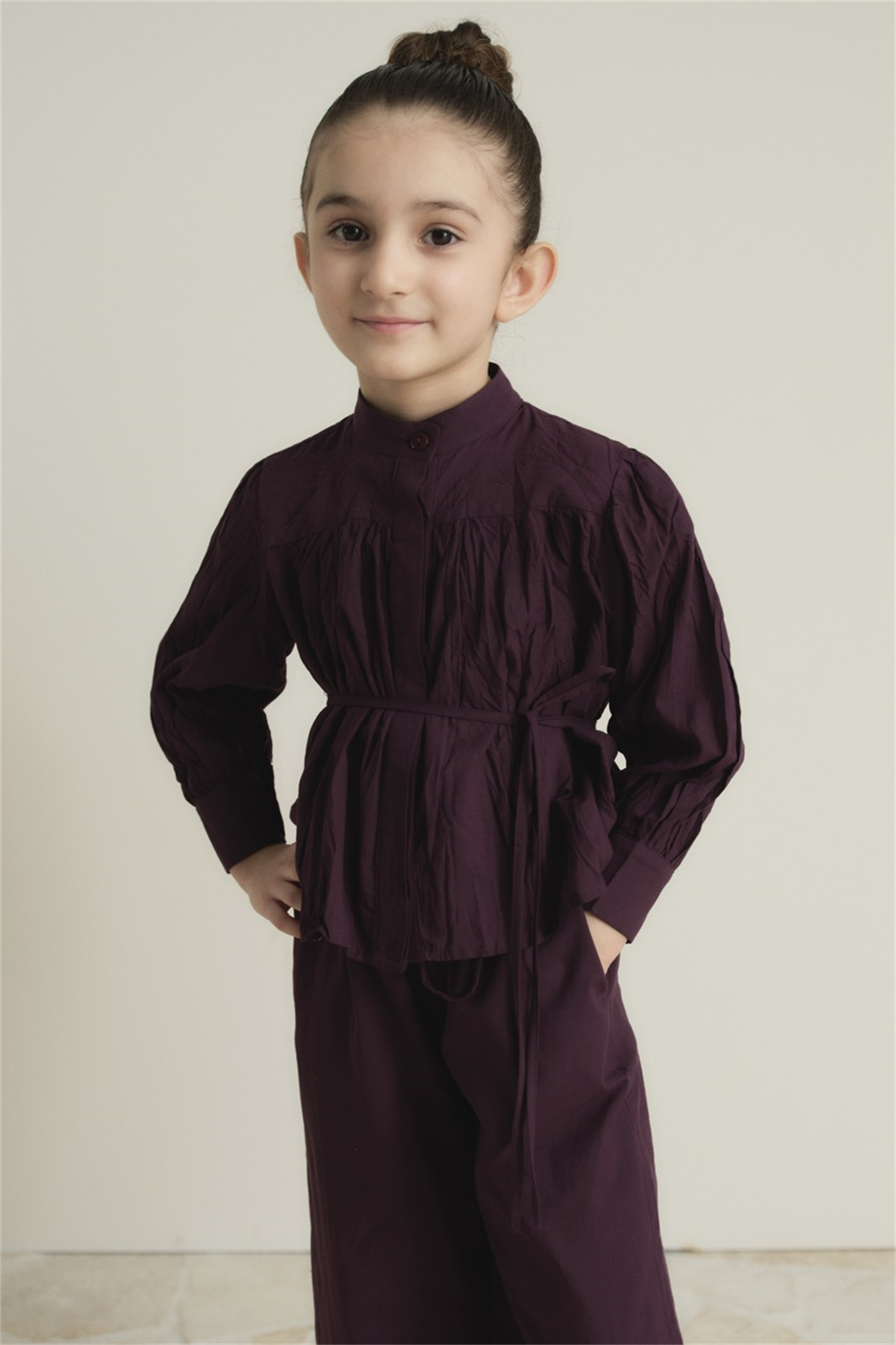 Crash Pamuk Vual Rahat Takım - Mürdüm