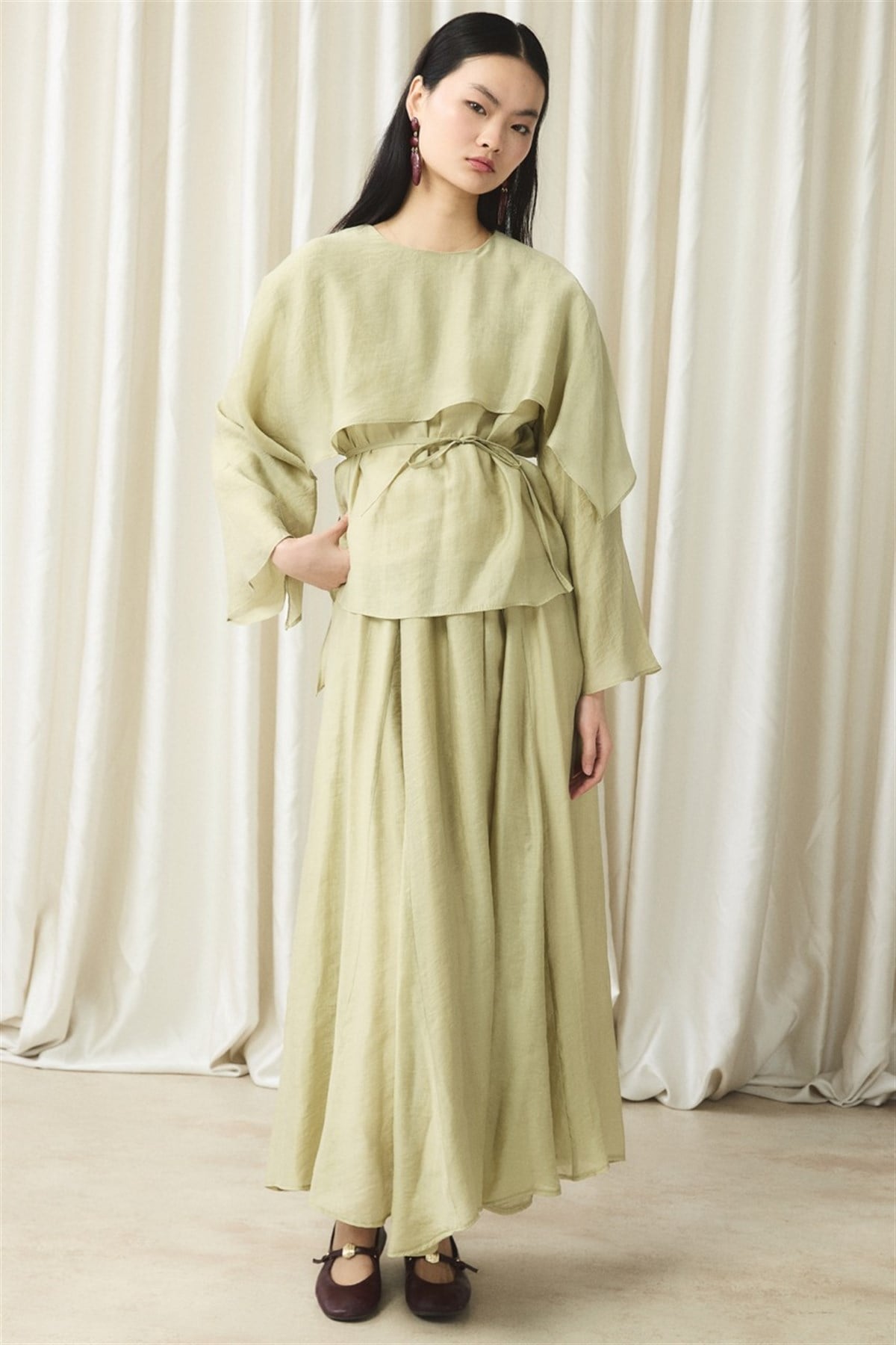 İbiza Allerli Etek Takım - Çağla