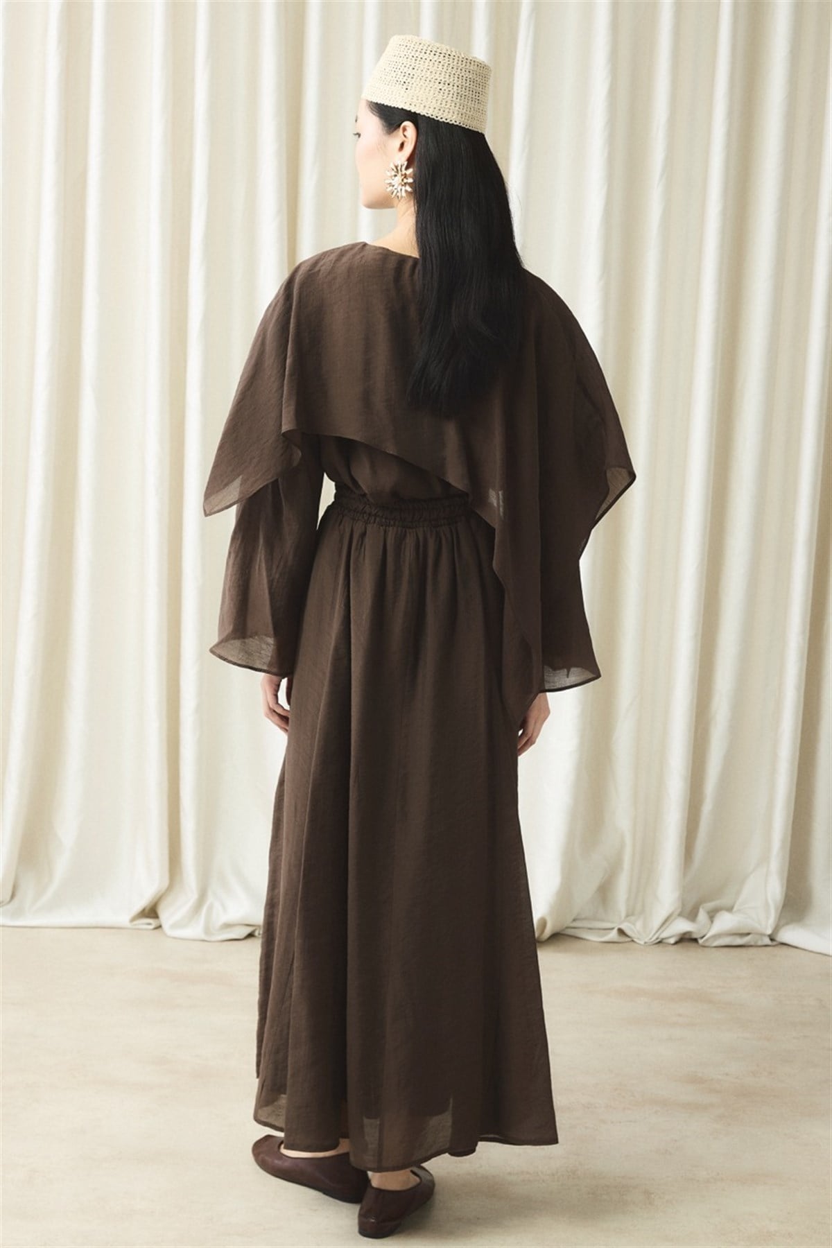 İbiza Allerli Etek Takım - Kahve