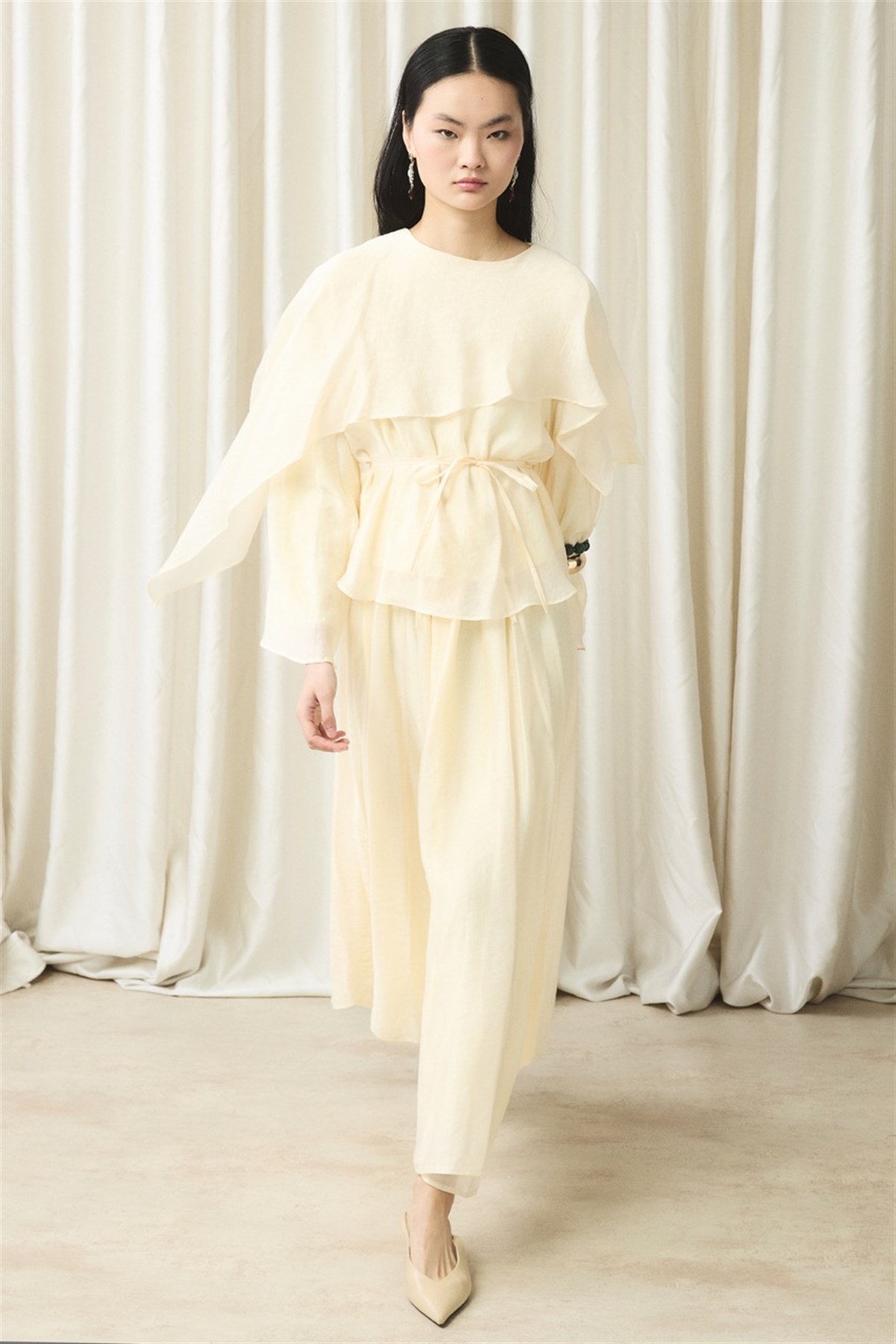 İbiza Allerli Etek Takım - Sarı