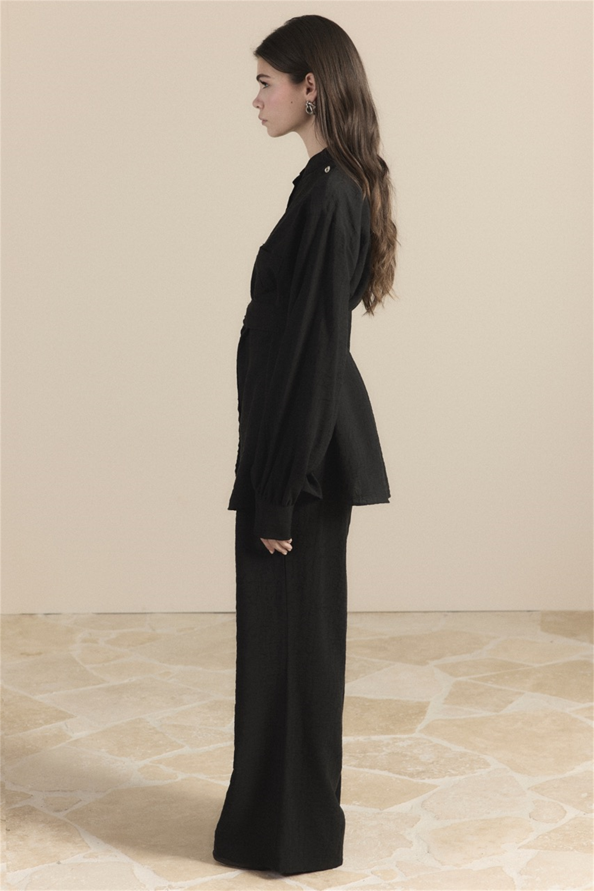 Jakar Monotoc Çift Cepli Pantolon Takım - Siyah