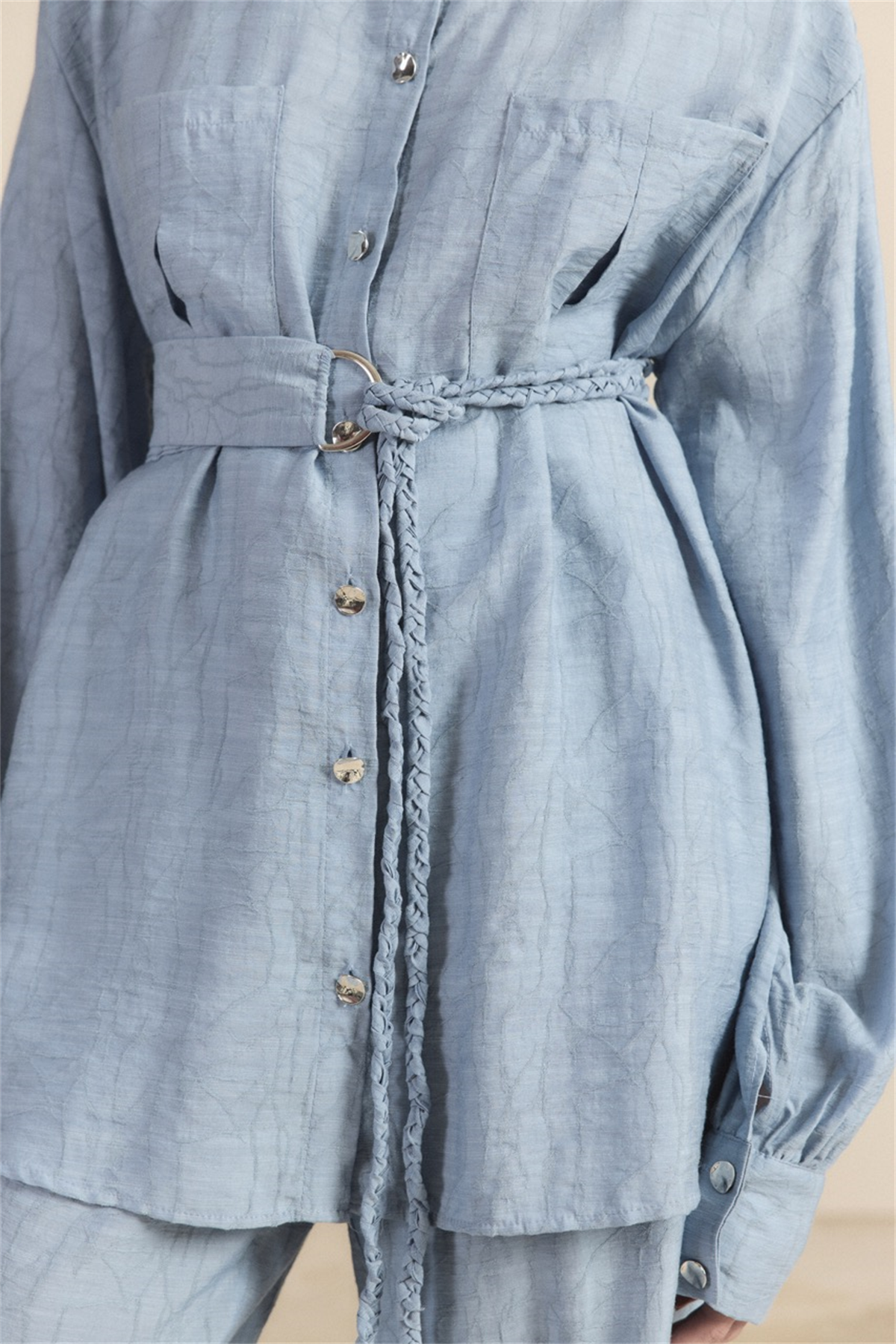 Jakar Monotoc Çift Cepli Pantolon Takım - Mavi