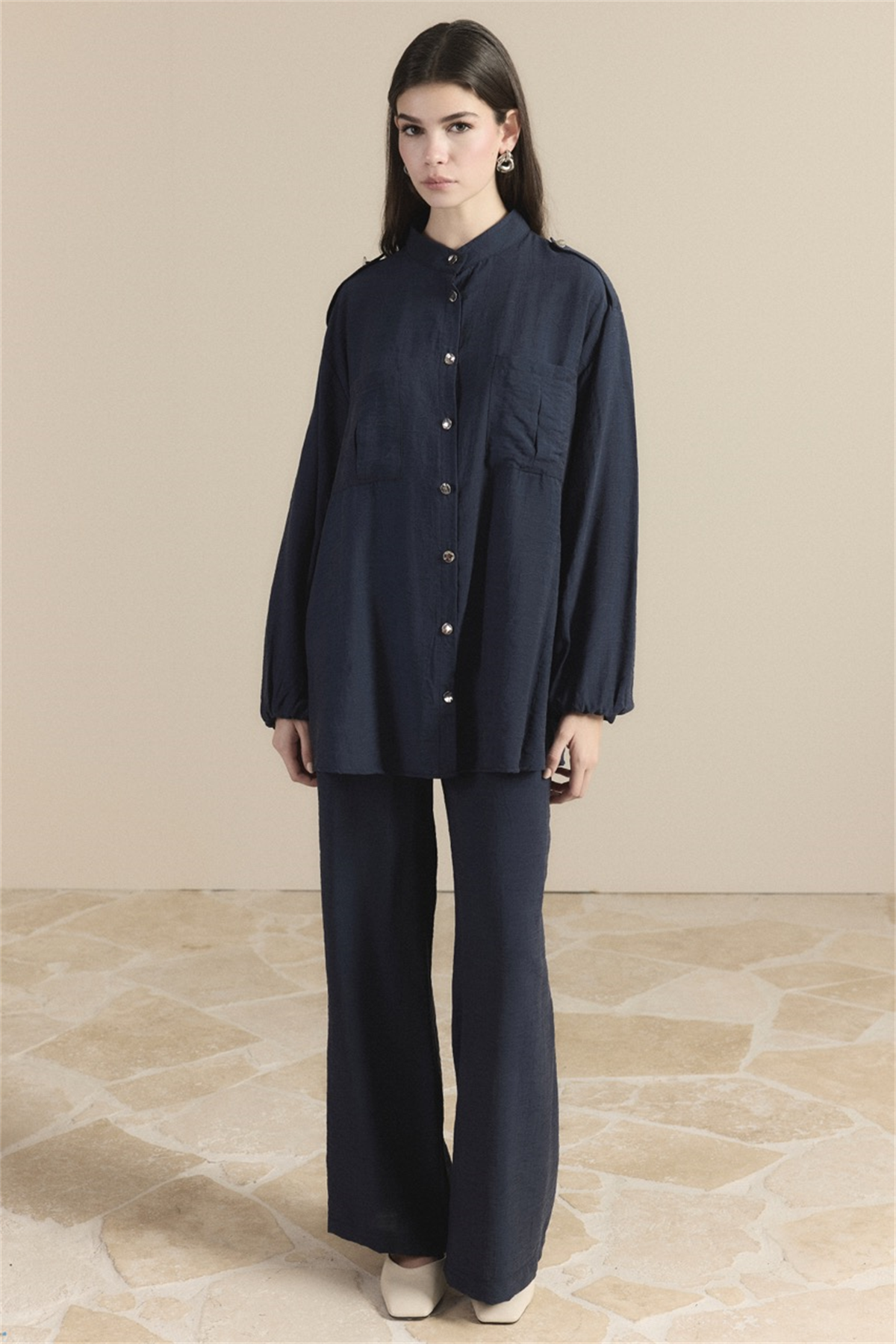 Jakar Monotoc Çift Cepli Pantolon Takım - Lacivert